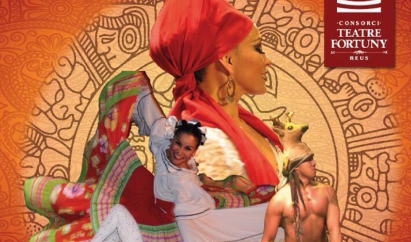 Anabel Pituelli en espectculo de danza Mexicana